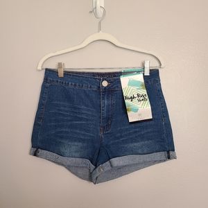 Retro High Waisted Denim shorts
